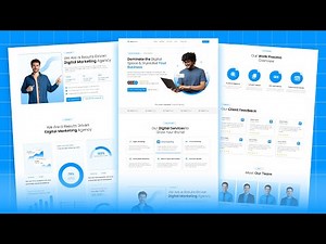 Complete Website Design in Figma | Digital Marketing Agency Website Design Tutorial for Beginners