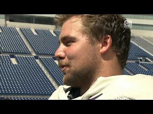 Spencer Hadley - BYU Football Fall Camp 2013 (Aug. 21, 2013)
