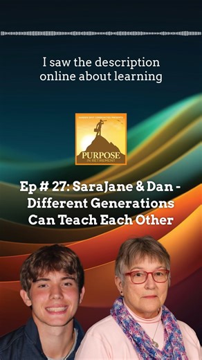 What can different generations learn from each other? In this episode of Purpose in Retirement, Scott Miller and Juanita Fox sit down with SaraJane Munshower, a Garden Spot Village Resident since 2019, and Dan Bellis, an Elizabethtown College Student, to talk about the camaraderie they shared during the pilot program of the Wisdom Course. | Garden Spot Village