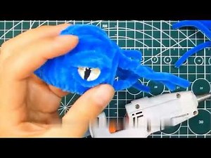 Craft pipe cleaner Dragon Dolls Making Example Tutorial - PART 01- Dragon's Head Building