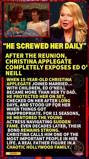 After The Reunion, Christina Applegate COMPLETELY Exposes Ed O'Neill#shorts #viral