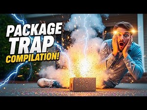Ultimate Package Thief Fails 🚨 Electric Shocks, Smoke Blasts & Glitter Bomb | CCTV Compilation