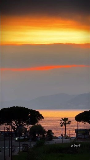 Coucher de soleil magique sur Porticcio 🌅 Vue panoramique sur Ajaccio en Corse en timelapse