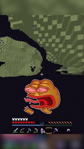 this is the angriest I have ever been at the end #minecraft #youtube #gaming #cheappickle @tinymacdude