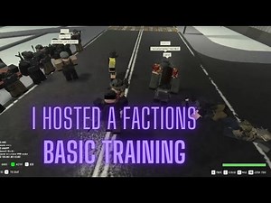 I hosted a factions training | BRM5