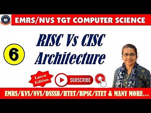 RISC vs CISC Architecture Explained || EMRS & NVS TGT Computer Science