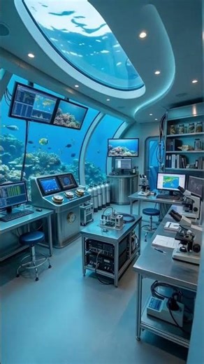 Hidden Underwater Lab Built for Safety & Solitude