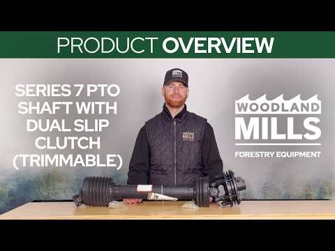 Woodland Mills Series 7 PTO Shaft with Dual Slip Clutch (Trimmable)
