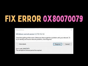 How to Fix the “Semaphore Timeout Period Has Expired” Error 0x80070079 in Windows 11
