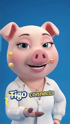 Jennifer pig Johnny pig Att tigo commercial