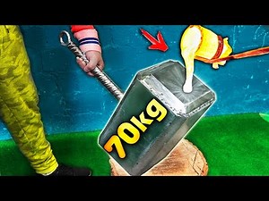 HICE el MARTILLO GIGANTE de THOR de 70 KG