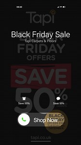 5.1K views | Our Black Friday offers have officially landed  With 50% off selected carpets and many floors fitted in days these offers are too good to miss. Find your local store and start your flooring journey today https://tapi.visitlink.me/oN5CVH #tapicarpetsandfloors #carpets #flooring #homedecor | Tapi Carpets & Floors | Facebook
