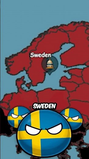 What If Sweden 🇸🇪 Won Every War? #countryballs
