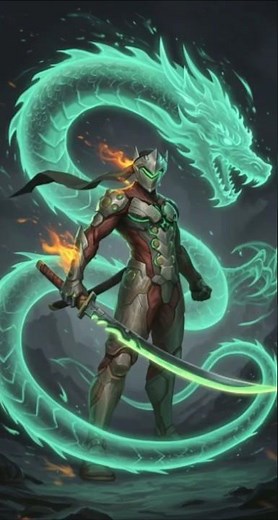 Watch Genji Transform Like Never Before! 🔥⚡ #Shorts