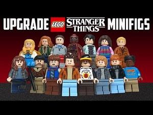 How to UPGRADE LEGO Stranger Things Minifigs from the Creel House Set!
