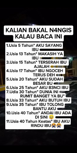 4M views · 22K reactions | kami sayang ibu #fypchallenge #ibu #quotes | Arde Sa | Facebook