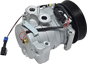 A/C Compressor 10S15C for Freightliner 108SD, 114SD, Business Class M2, M2 106, M2 112 / Western Star 4700SB, 4700SF, 4800SB, 4800SF, 4900EX, 4900FA, 4900SA, 5700XE, 6900XD (8-Grooves) QR