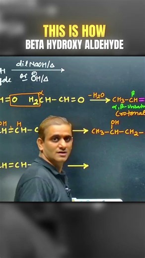 Easiest Way to Learn β-Hydroxy Aldehyde! 🧪 | NEET 2027