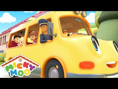 The Wheels on the Bus Go Round and Round + More Songs for Kids | Nursery Rhymes