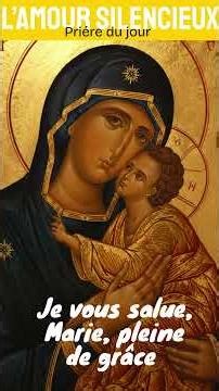 Ave Maria 🙏 Prière du jour avec l’icône de Marie