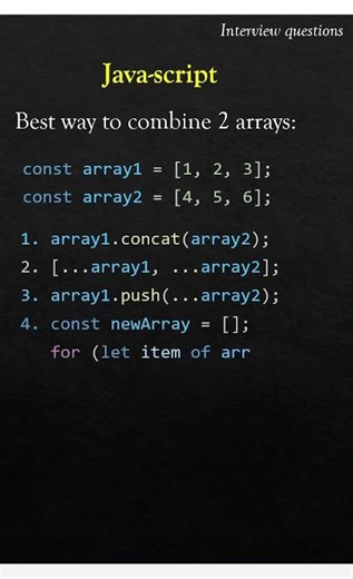 📆Concat two arrays in java-script - what is the output series #11 #shorts #viral #javascript