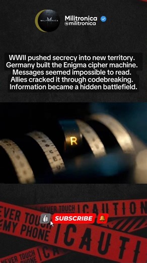WWII’s Secret Weapon Was Codes, Not Guns | Enigma Machine #shorts