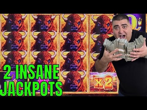 2 INSANE JACKPOTS THAT MADE ME JUMP OUT OF MY SEAT 😱