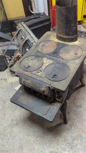 Vintage Whirler Company Wood Stove Restoration