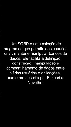 O que é um Sistema Gerenciador de Banco de Dados (SGBD)?