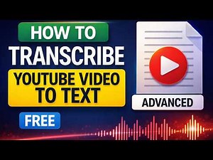 Convert YouTube Video To Text | How to Transcribe Video to Text free | Video to Text