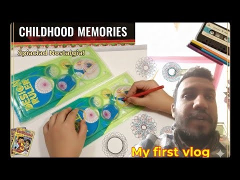 My first vlog, 🤩 Childhood Memories: Reliving the Spirograph Days! 
