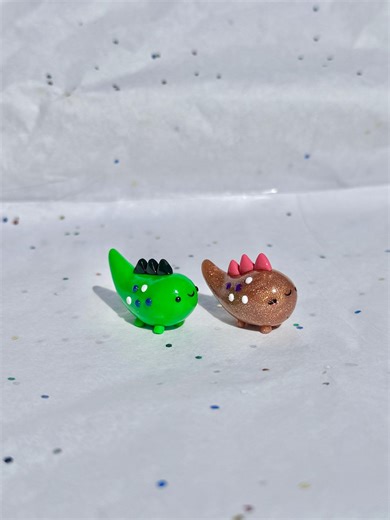 Handmade Polymer Clay Dinosaur Figurine – Kawaii Desk Decor Buddy - Etsy