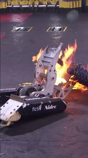 Pain Train caught in a spinning wheel of death! | BattleBots: Vengeance in Vegas #shorts