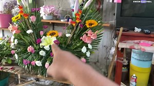 Cómo hacer una media luna floral pasó a paso #tutorial | El Leon