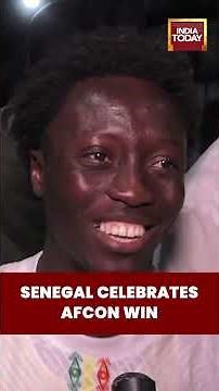 Senegal Celebrates AFCON Victory After Beating Morocco in Africa Cup of Nations Final #afcon2025