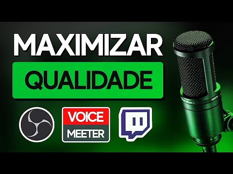 GUIA COMPLETO: MELHORAR O MICROFONE na LIVE I OBS Studio