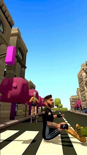 Messi VS Rumi Kpop demon hunters versions #familyfun #scaryteacher #funnyshorts #kpopdemonhunters