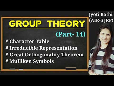 Character table Irreducible Representation|Great Orthogonality Theorem|Milliken Symbols