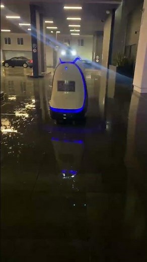 Waterproof Century Robot Security: Real-Life RoboCop Patrols! Downtown Los Angeles