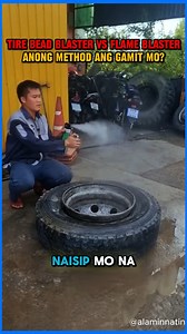 497K views · 2.1K reactions | Tire bead blaster vs flame blaster, Anong method ang gamit mo? #alaminnatin #beadblasting #flameblaster #tirerepair #tires | Alamin natin | Facebook