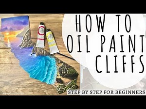 #22: HOW TO PAINT CLIFFS | FOR BEGINNERS | OIL PAINTING
