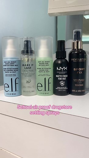 Affordable Drugstore Setting Sprays for School Air - Best Recommendations