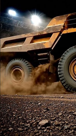 Massive Mining Truck in Action! 🚚 Raw Power on the Quarry