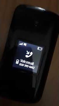 Alcatel Onetouch flip phone incoming call