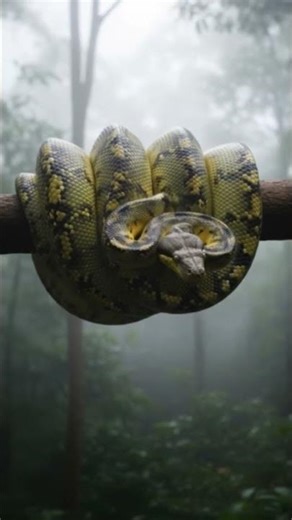 Amazon Tree Boa in the Canopy