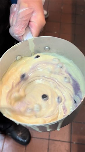 Mixing blueberry pancake batter 🥰🥰 📍 Cleveland, Ohio - ##pancakes##foodie##breakfast##bts##cleveland