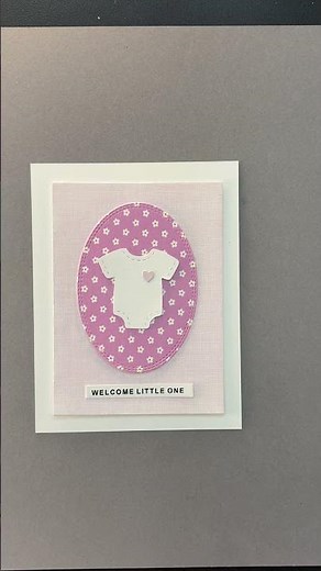 Watch These Die Cut Baby Shower Cards Come Together