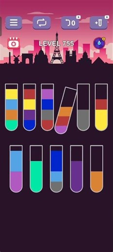 water sort puzzle level 755 guru #games