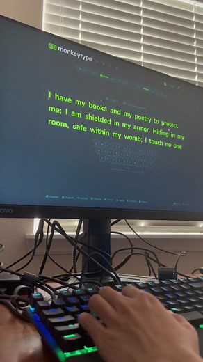 Typing 220 WPM for over an hour!? #monkeytype #typing #speedtyping #keyboard #asmr
