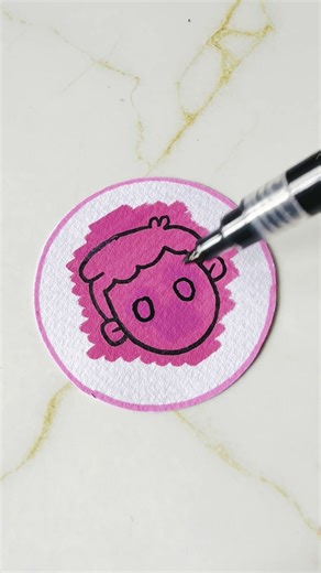 sad❌ surprised ✅ #shorts #oddlysatisfying #satisfying #drawing #art